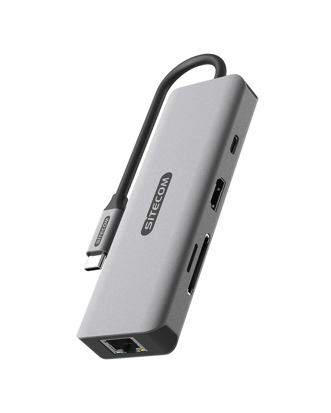 Sitecom - 8 in 1 USB-C Power Delivery Multiport Adapter - CN-5507