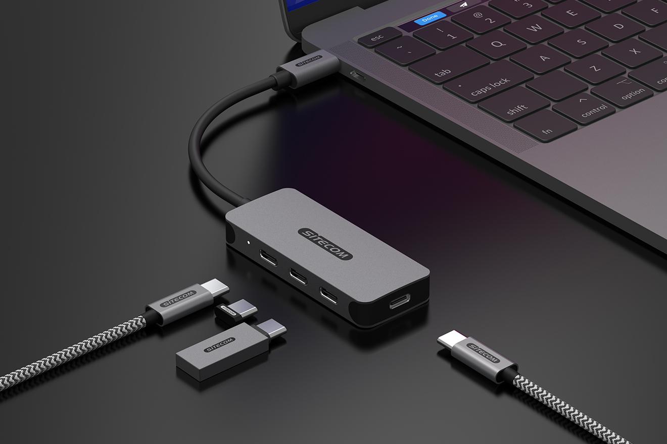 Sitecom - CN-5014 - USB-C to 4x USB-C 10Gbps Hub