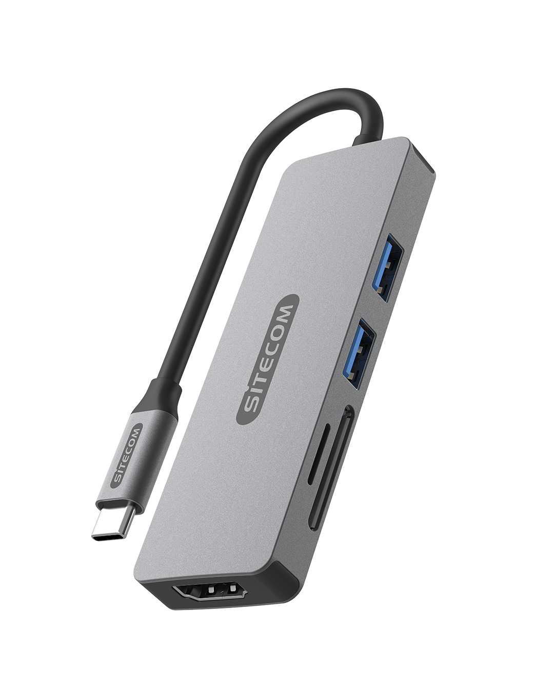 Sitecom 5 in 1 USB-C Multiport Adapter - CN-5501