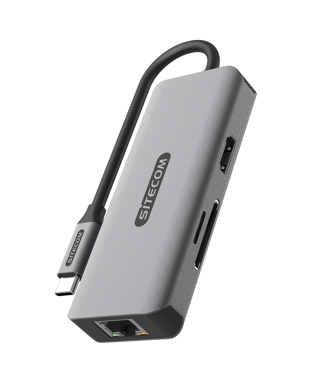 Sitecom - 6 in 1 USB-C LAN Multiport Adapter - CN-5503