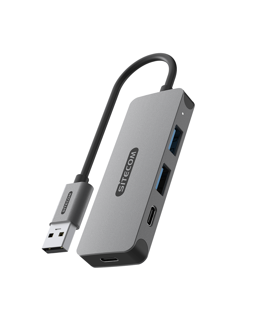 Sitecom - USB-A to 2x USB-A + 2x USB-C Hub - CN-5007