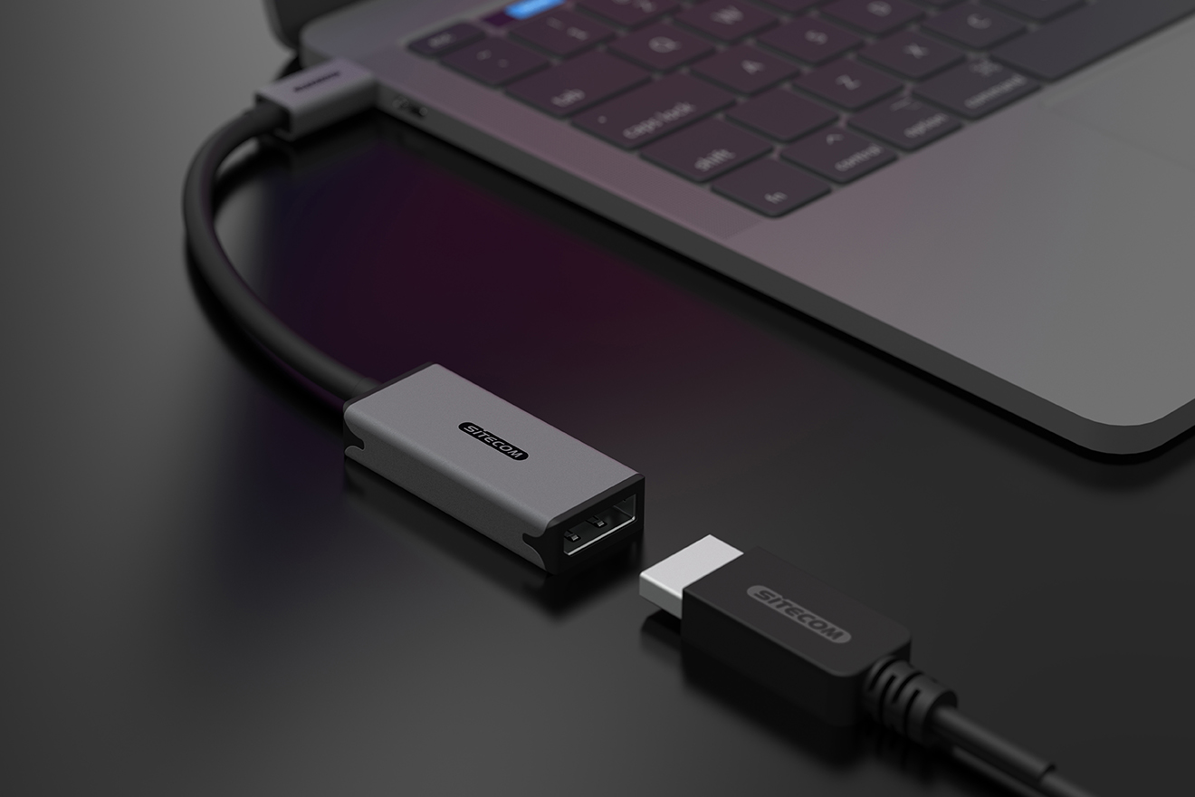 Sitecom - AD-1015 - USB-C to DisplayPort 1.4 Adapter