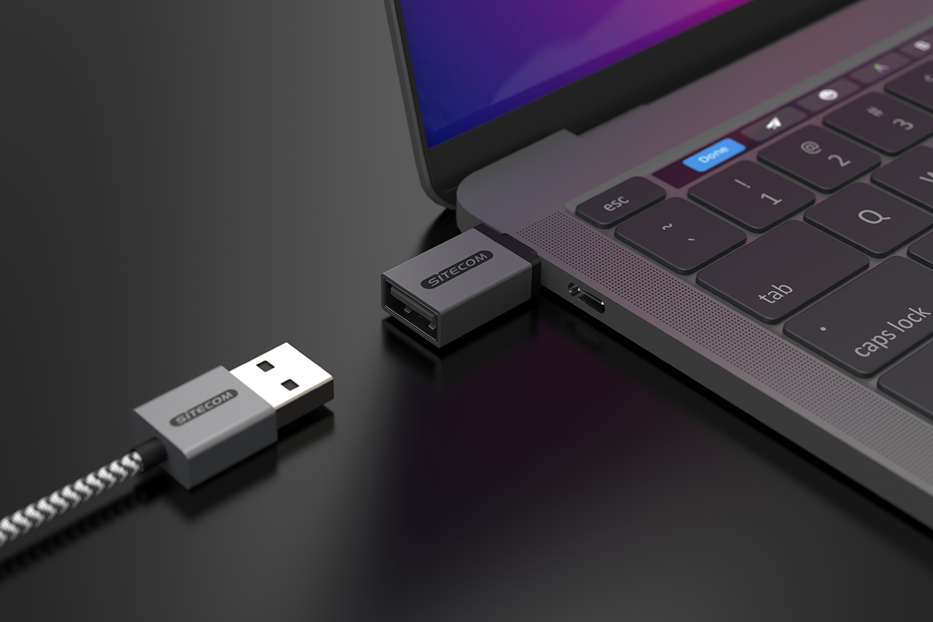 Sitecom - AD-1010 - USB-C to USB-A Mini Adapter