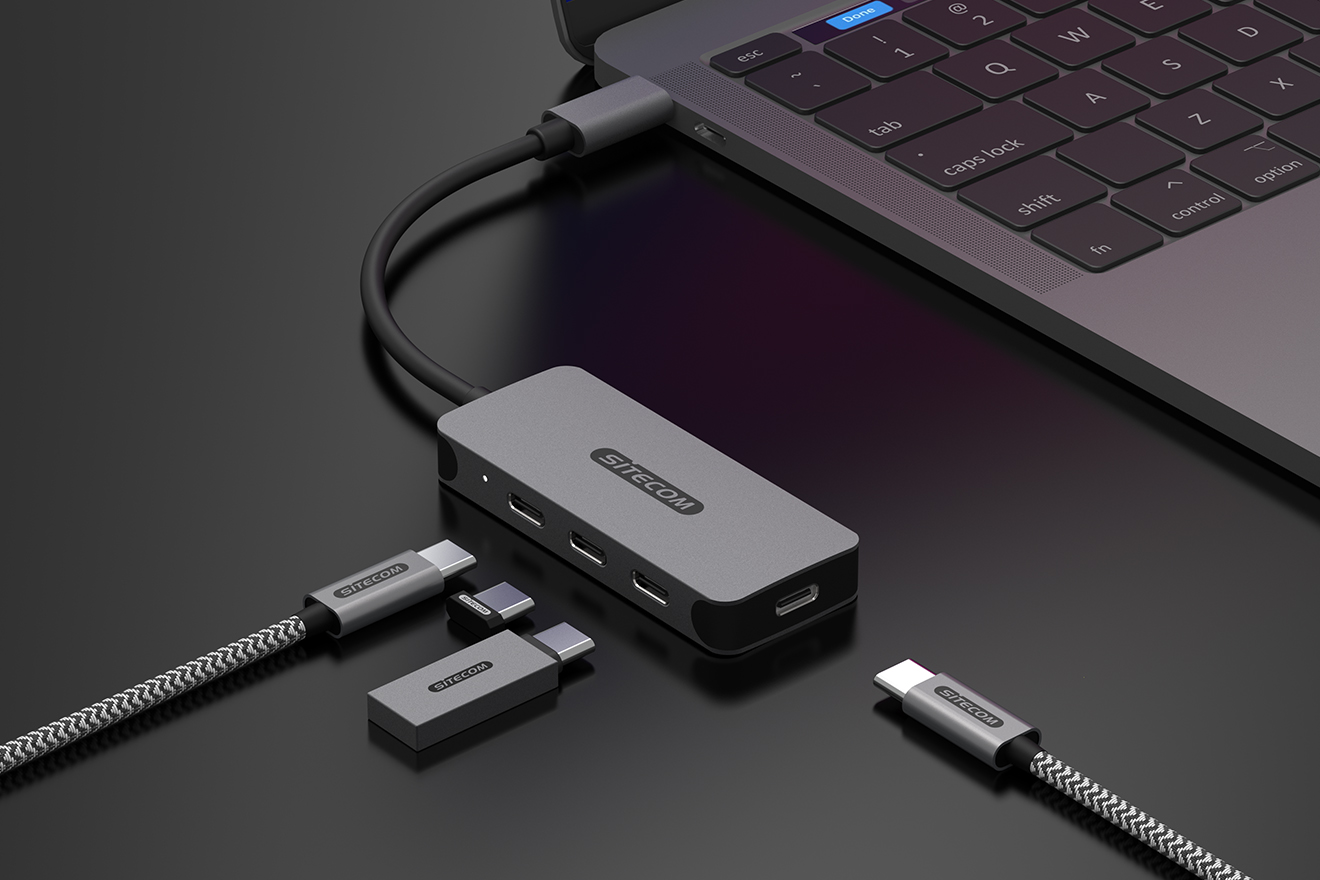 Sitecom - CN-5011 - USB-C to 4x USB-C Hub