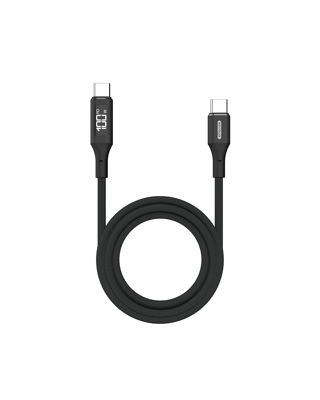 Sitecom - USB-C to USB-C Power cable with LED display - CA-1005