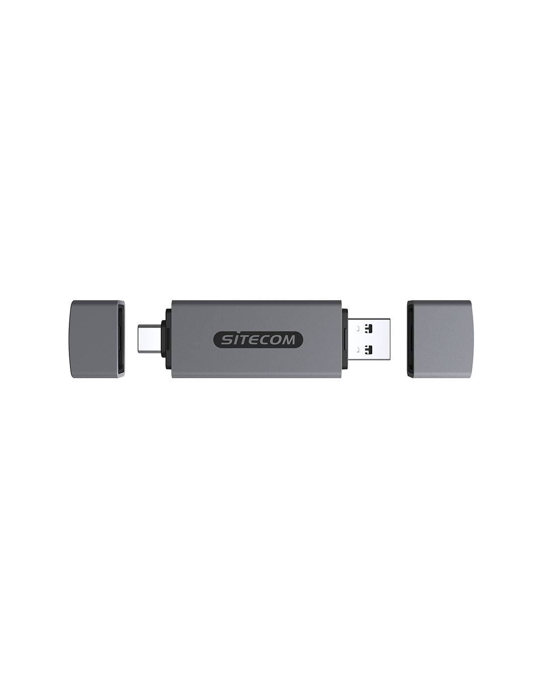 Sitecom - USB-A + USB-C Stick Card Reader (104MB/s) - MD-1011