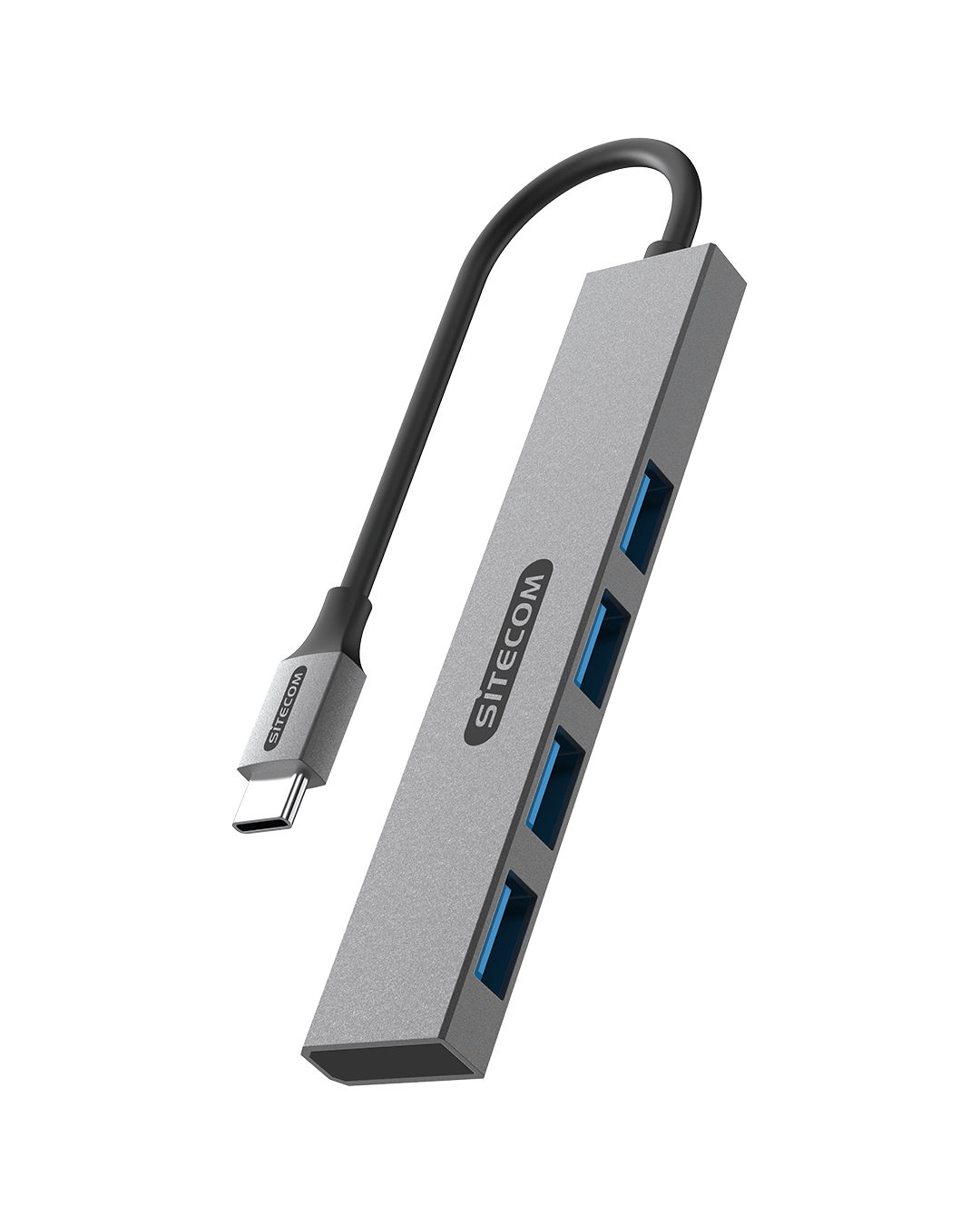 Sitecom - USB-C to 4x USB-A Tiny hub - CN-5003