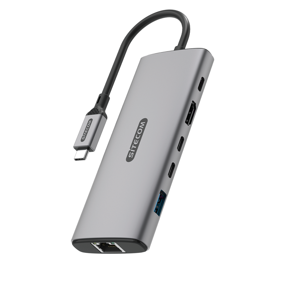 6 in 1 USB-C Power Delivery Multiport Adapter