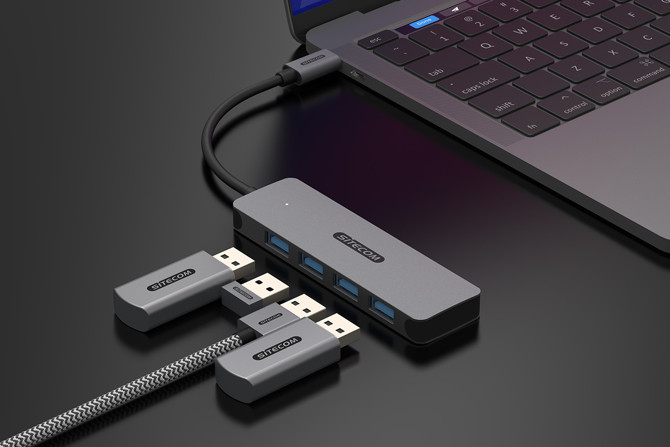 Sitecom - CN-5009 - USB-C to 4x USB-A Hub