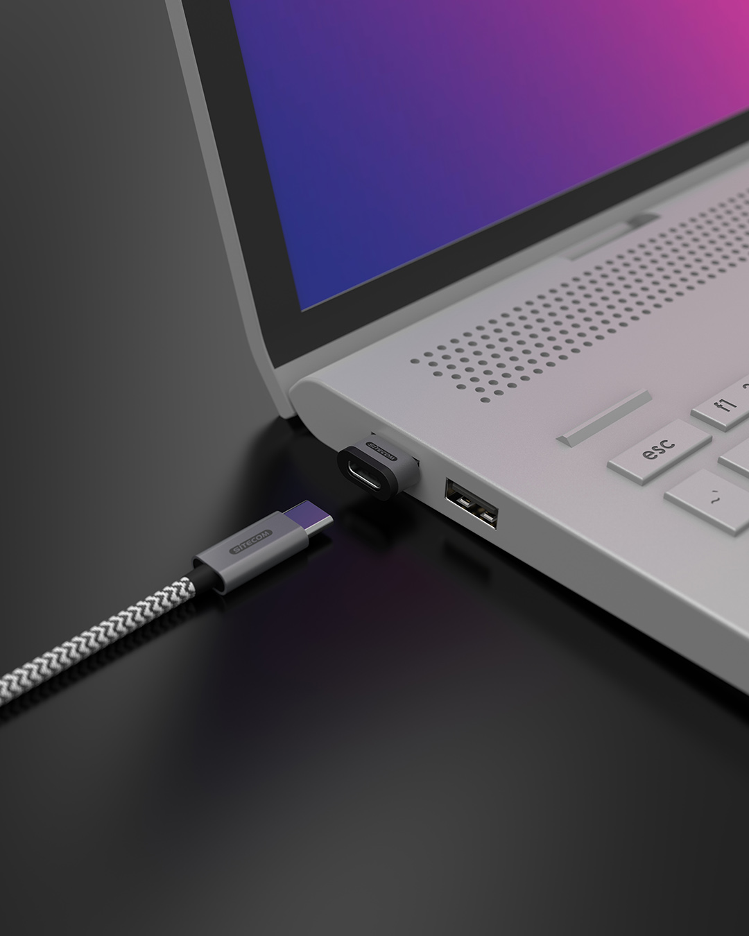 Sitecom - USB-A to USB-C nano adapter - AD-1014