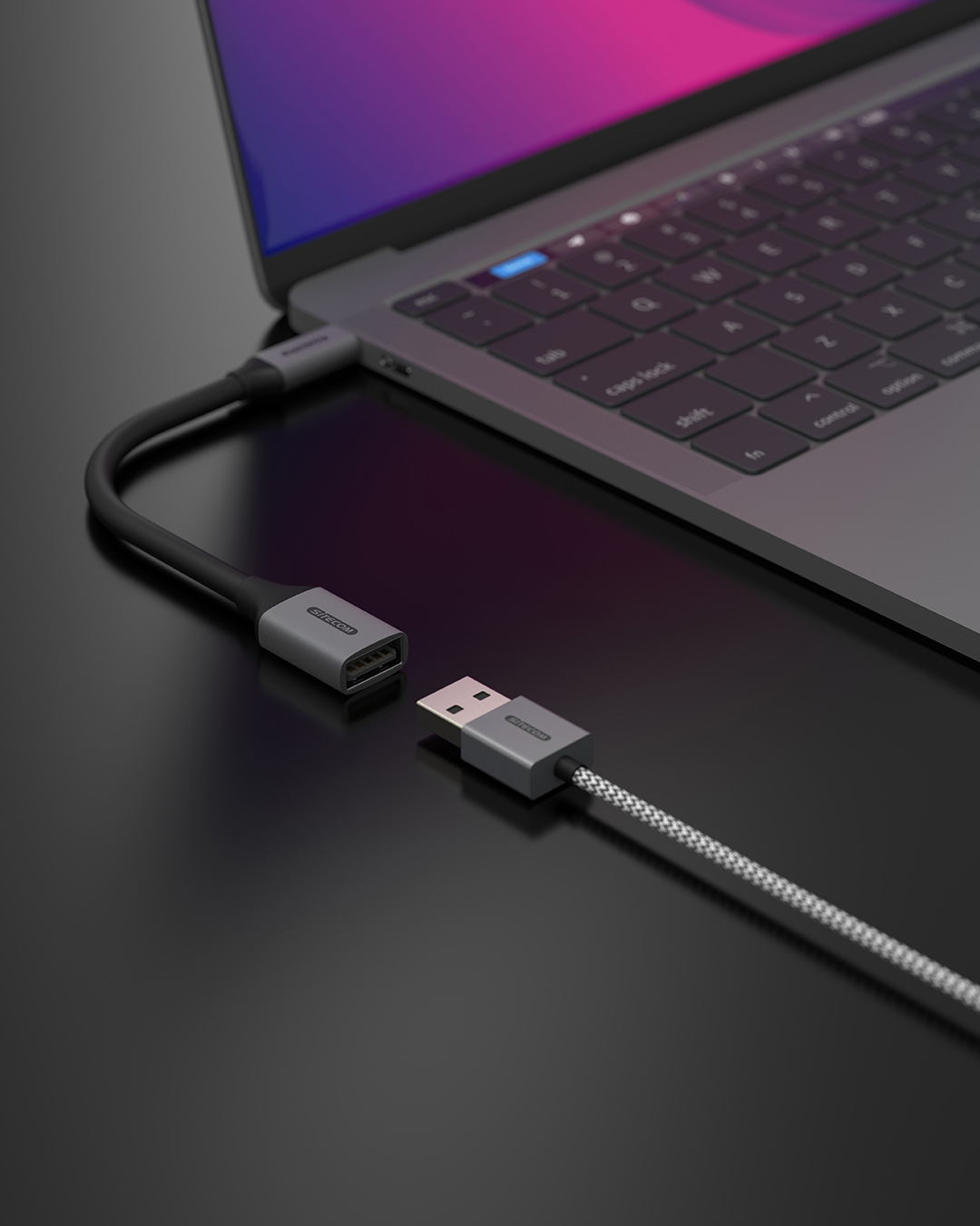 Sitecom - USB-C to USB-A adapter with cable - AD-1011