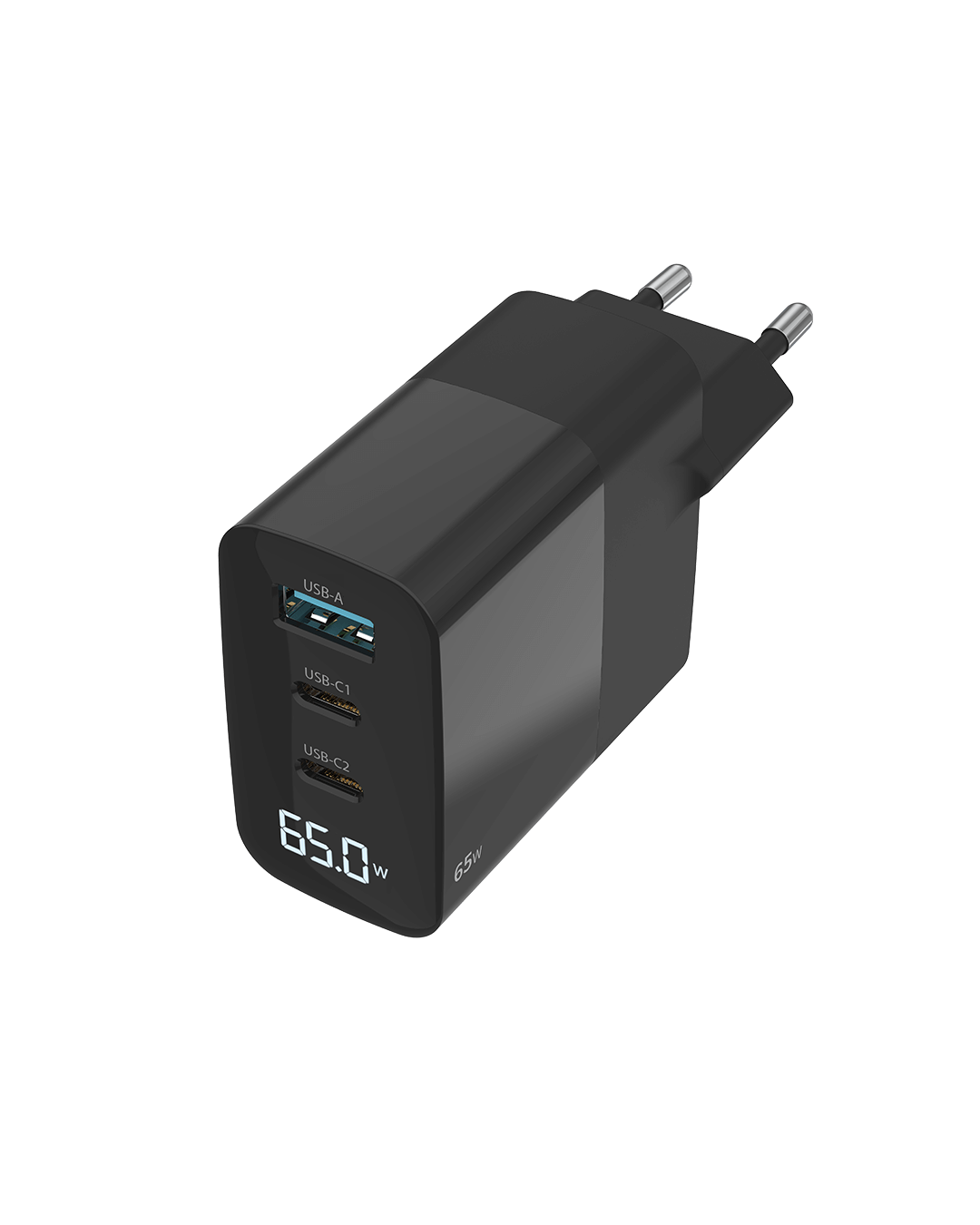 65W Gan Fast Charger, Compact Travel Adapter