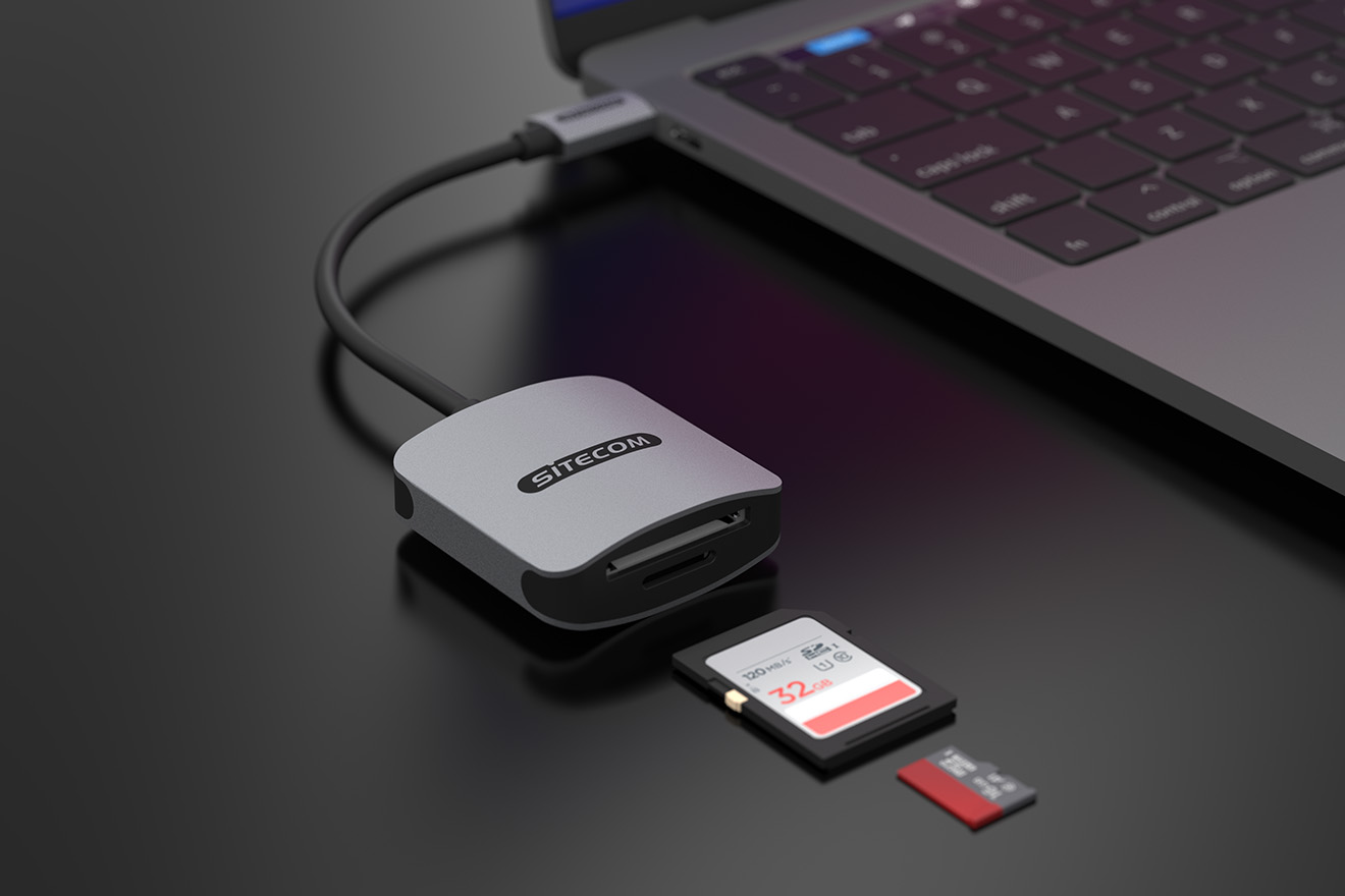Sitecom - USB-C Card Reader UHS II - MD-1010